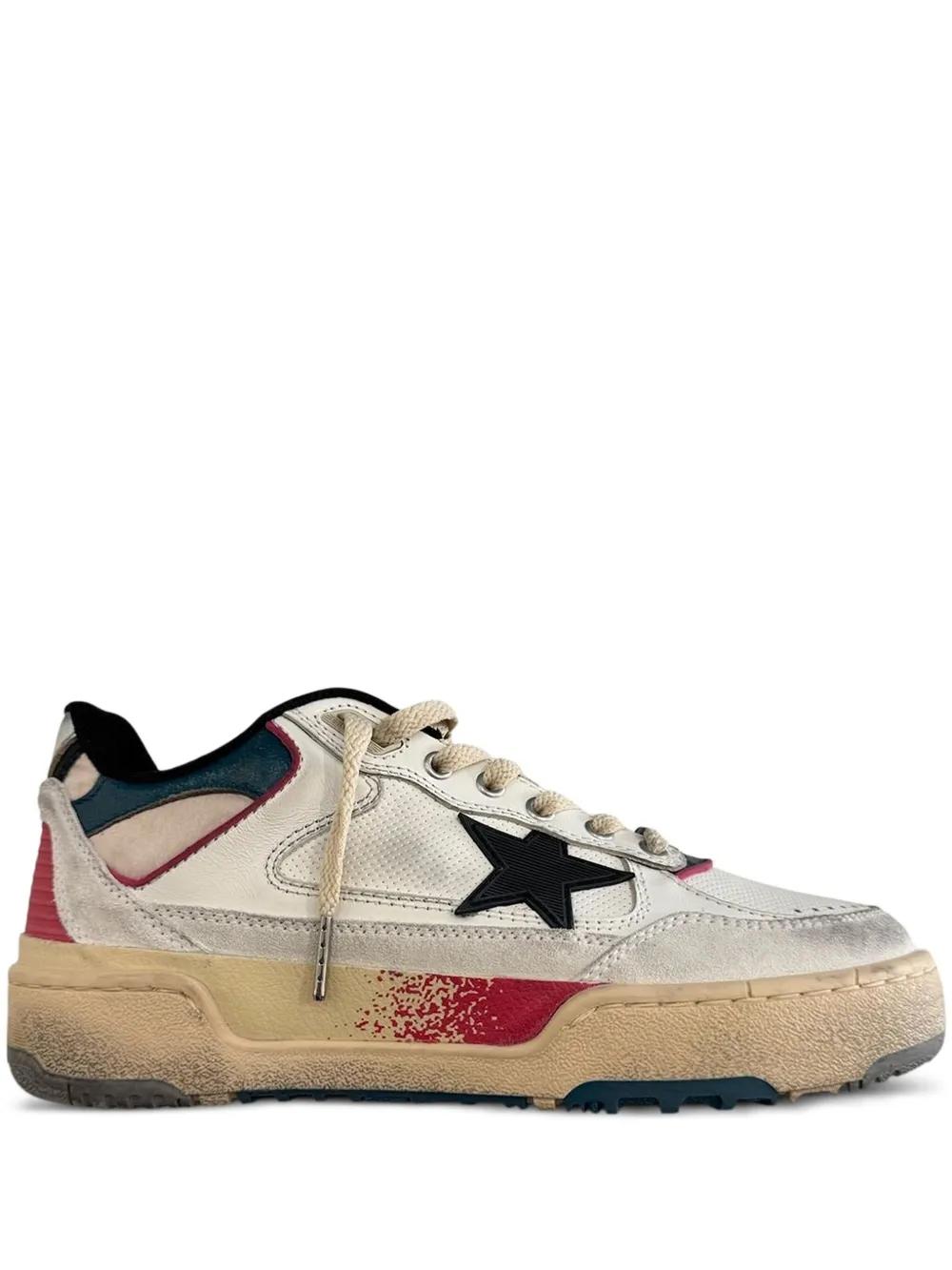 GOLDEN GOOSE Leather Sneaker with Star Patch - FW25 Women's