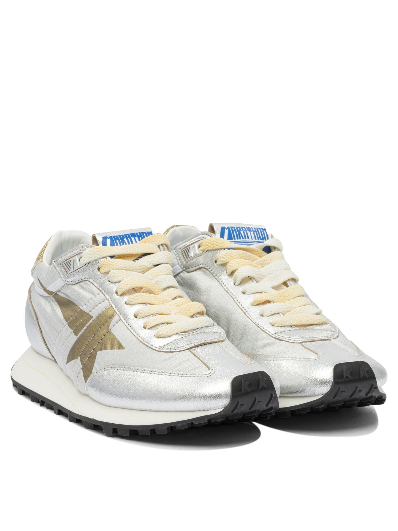 GOLDEN GOOSE Glitter Star Printed Low-Top Sneakers for Women