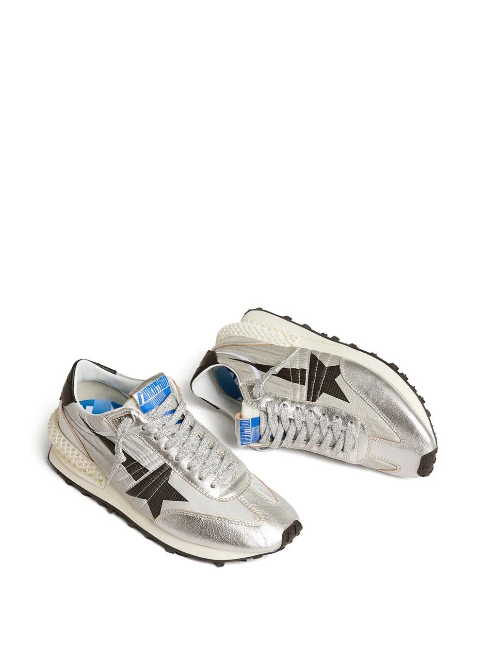 GOLDEN GOOSE Marathon Running Sneaker in Laminated Leather