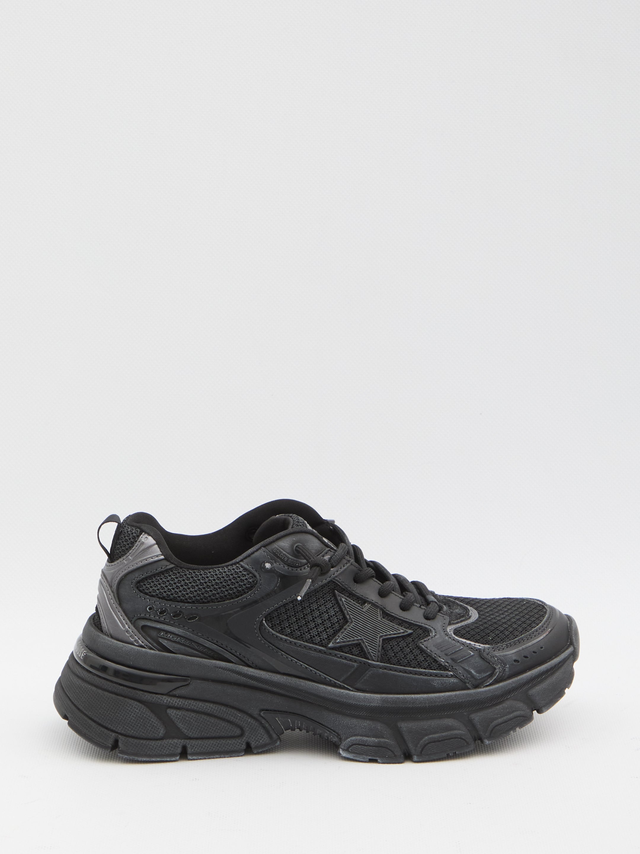 GOLDEN GOOSE Worn-Effect Sneaker with Star Detail