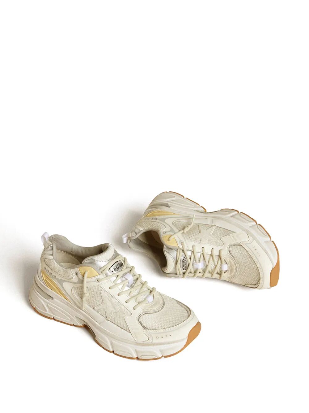 GOLDEN GOOSE Lightstar Mesh and Leather Sneakers for Women