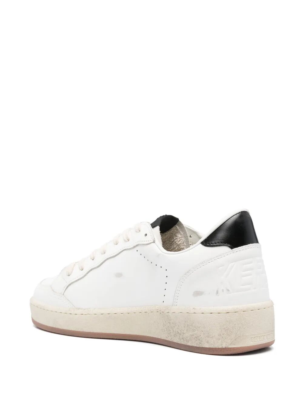 GOLDEN GOOSE Stylish Leather Upper and Spur Suede Star Sneakers - Women's