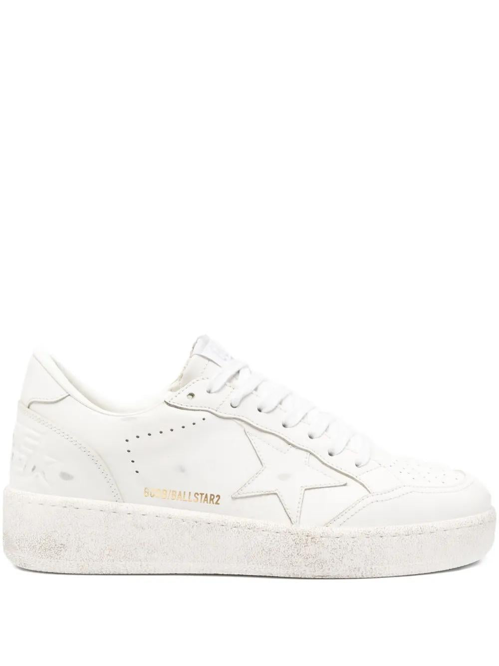GOLDEN GOOSE Leather Low Top Sneakers for Women