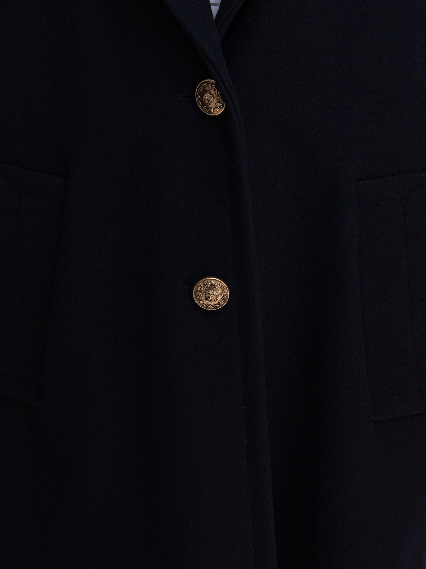 GOLDEN GOOSE Women's Cocoon Jacket - Compact Cloth Wool Blend