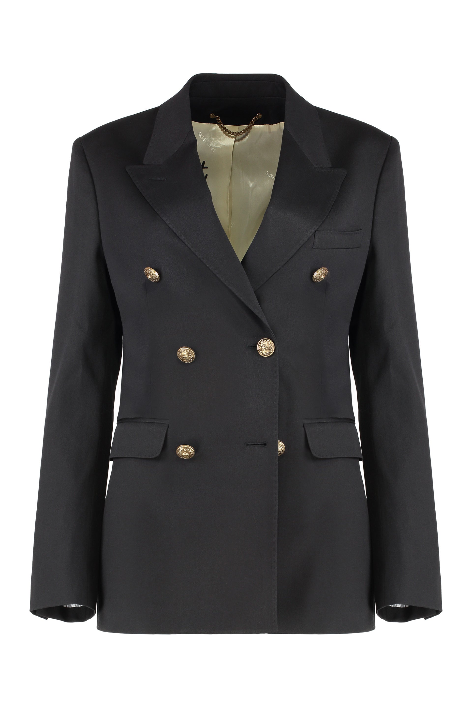 GOLDEN GOOSE Diva Double-Breasted Wool Blazer