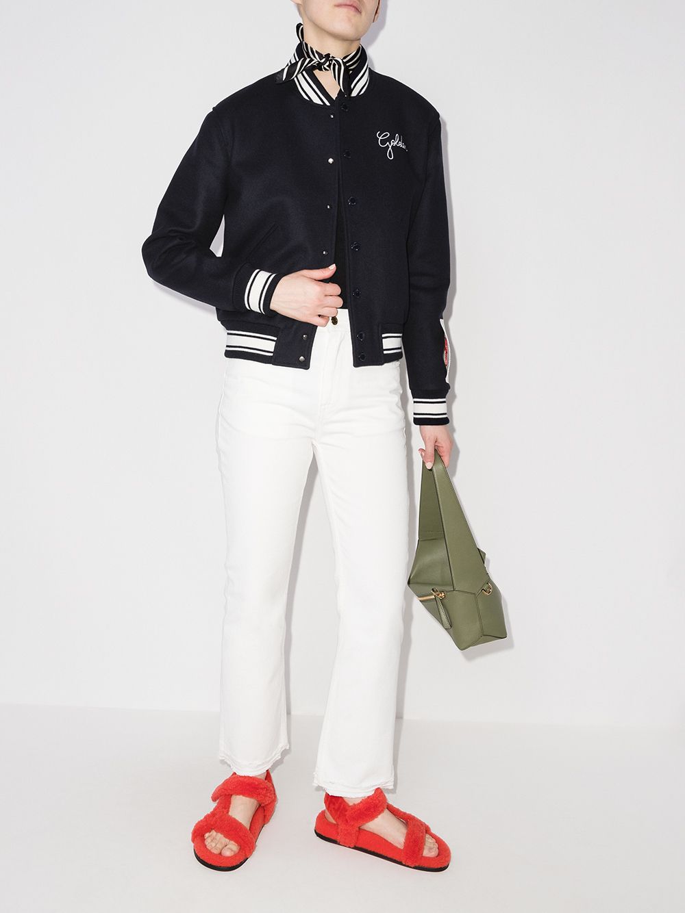 GOLDEN GOOSE Wool Bomber Jacket for Women - FW25 Collection