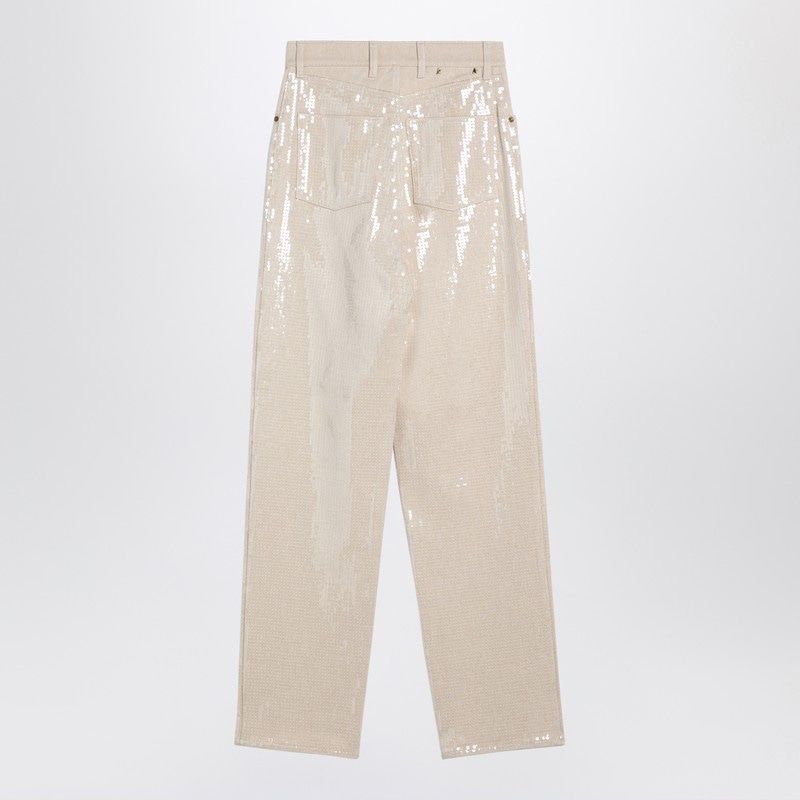 GOLDEN GOOSE Elegant Sequin-Embellished Trousers for Women