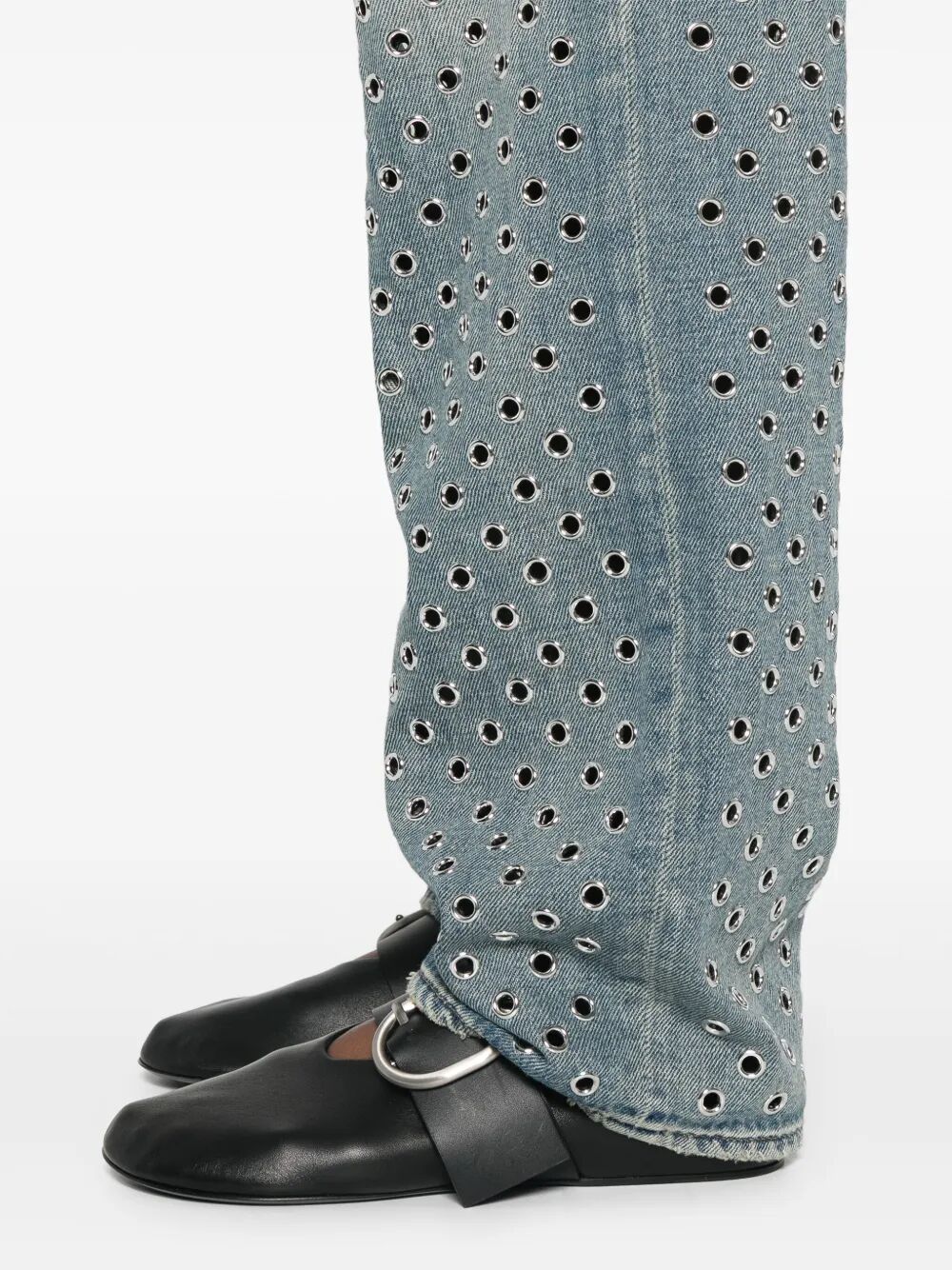 GOLDEN GOOSE Journey Women's Pants with All-Over Eyelet Detail