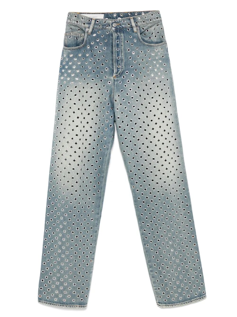GOLDEN GOOSE Journey Women's Pants with All-Over Eyelet Detail