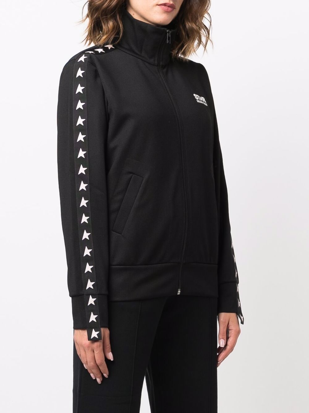 GOLDEN GOOSE Zip Sweatshirt with Stars for Women - SS25