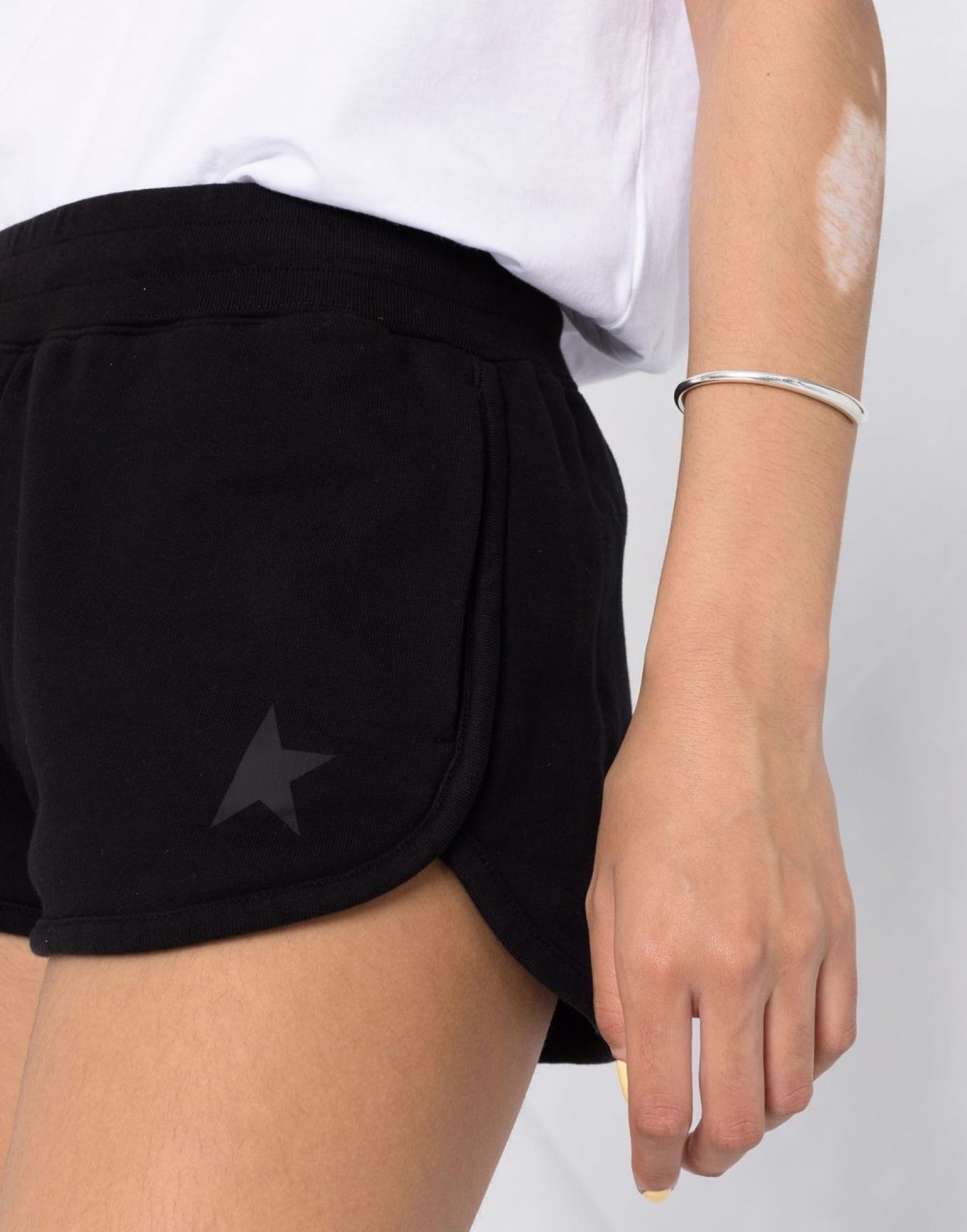 GOLDEN GOOSE Diana Star Logo Mini Shorts