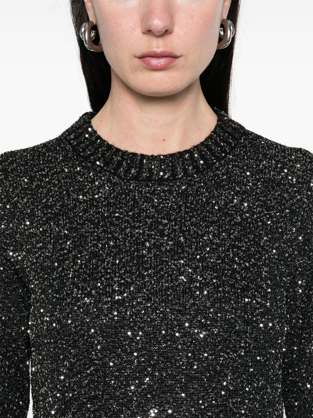 GOLDEN GOOSE Sequined Wool Blend Jumper