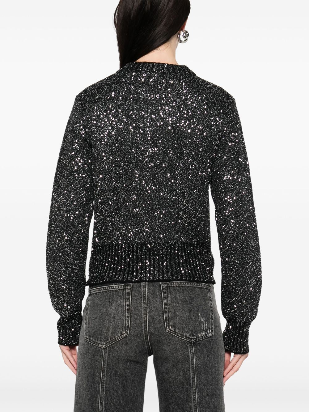 GOLDEN GOOSE Sequined Wool Blend Jumper