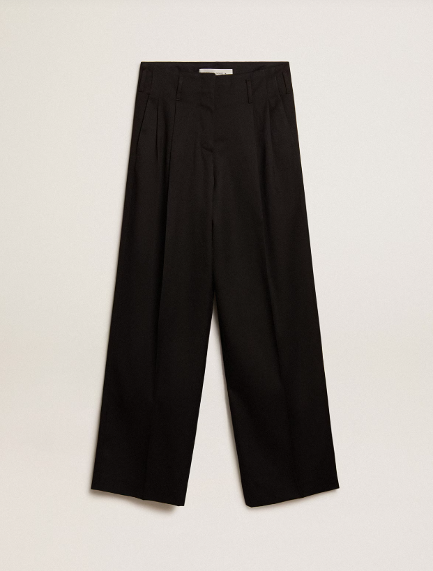 GOLDEN GOOSE Elegant Virgin Wool Trousers for Women