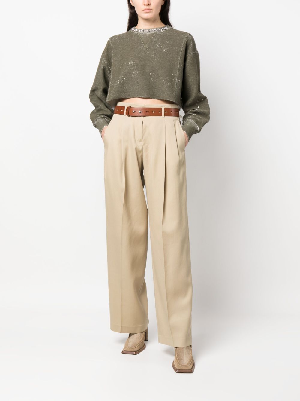 GOLDEN GOOSE Luxurious Wool Trousers - Size S