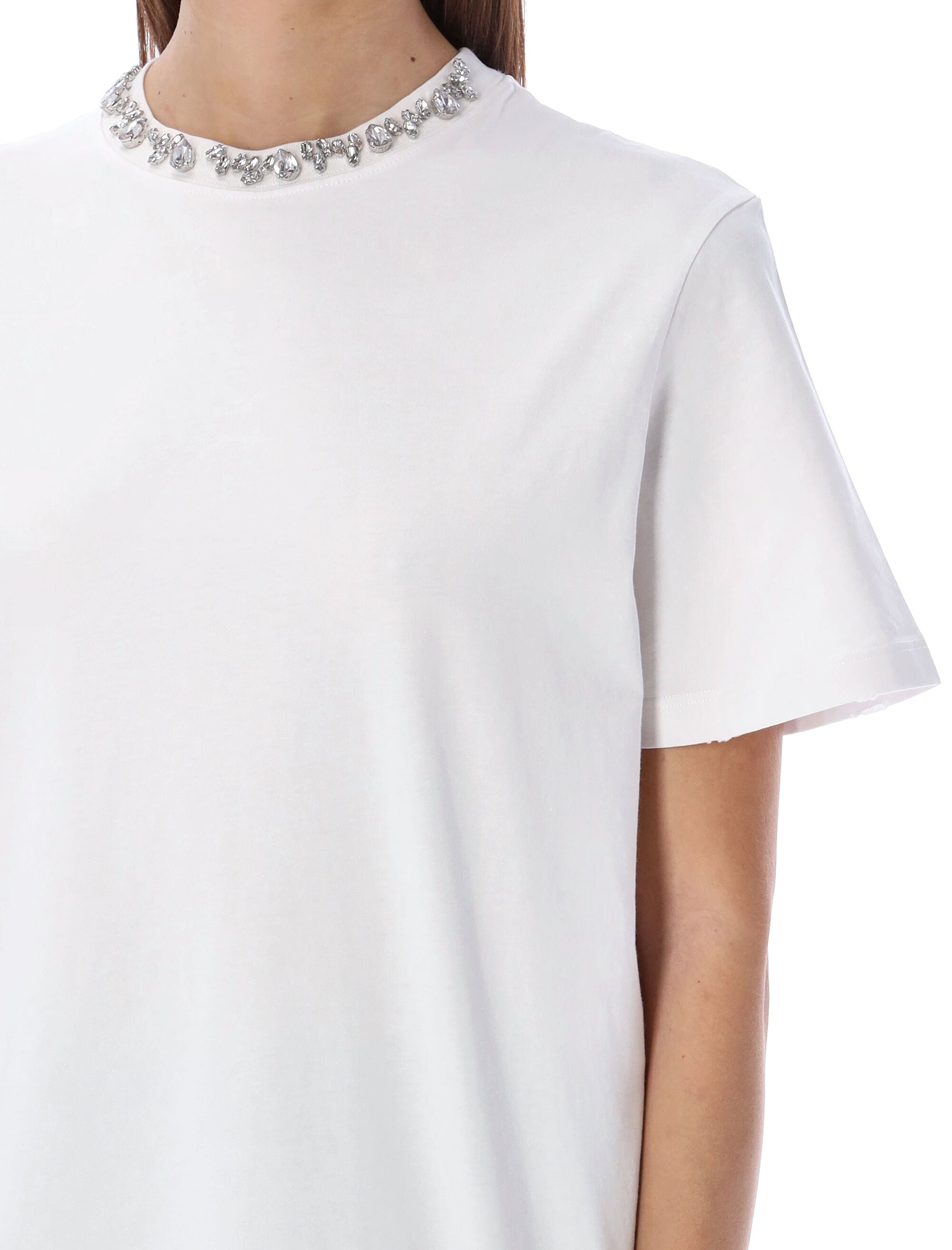 GOLDEN GOOSE Rhinestone Embellished T-Shirt - Size S