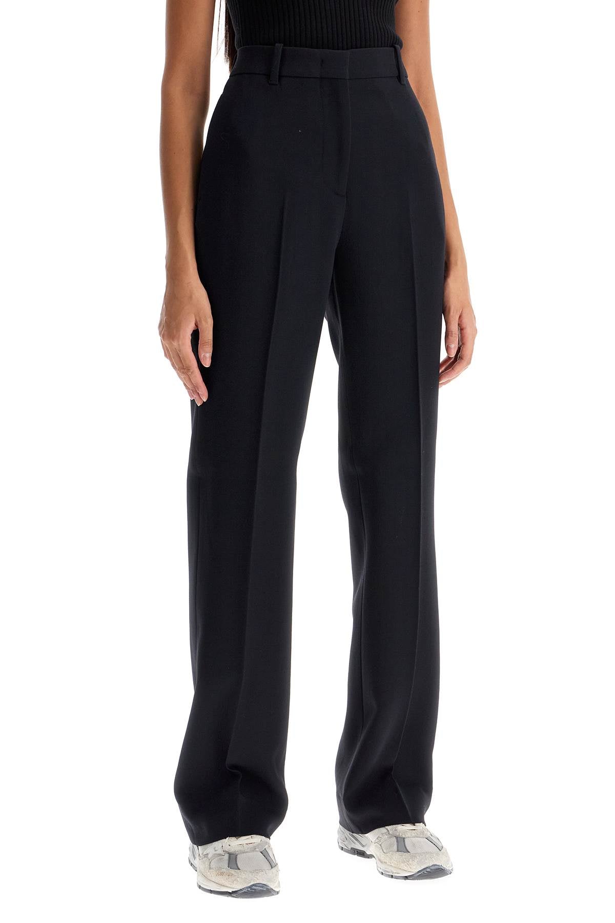 GOLDEN GOOSE Relaxed Fit Wool Blend Trousers