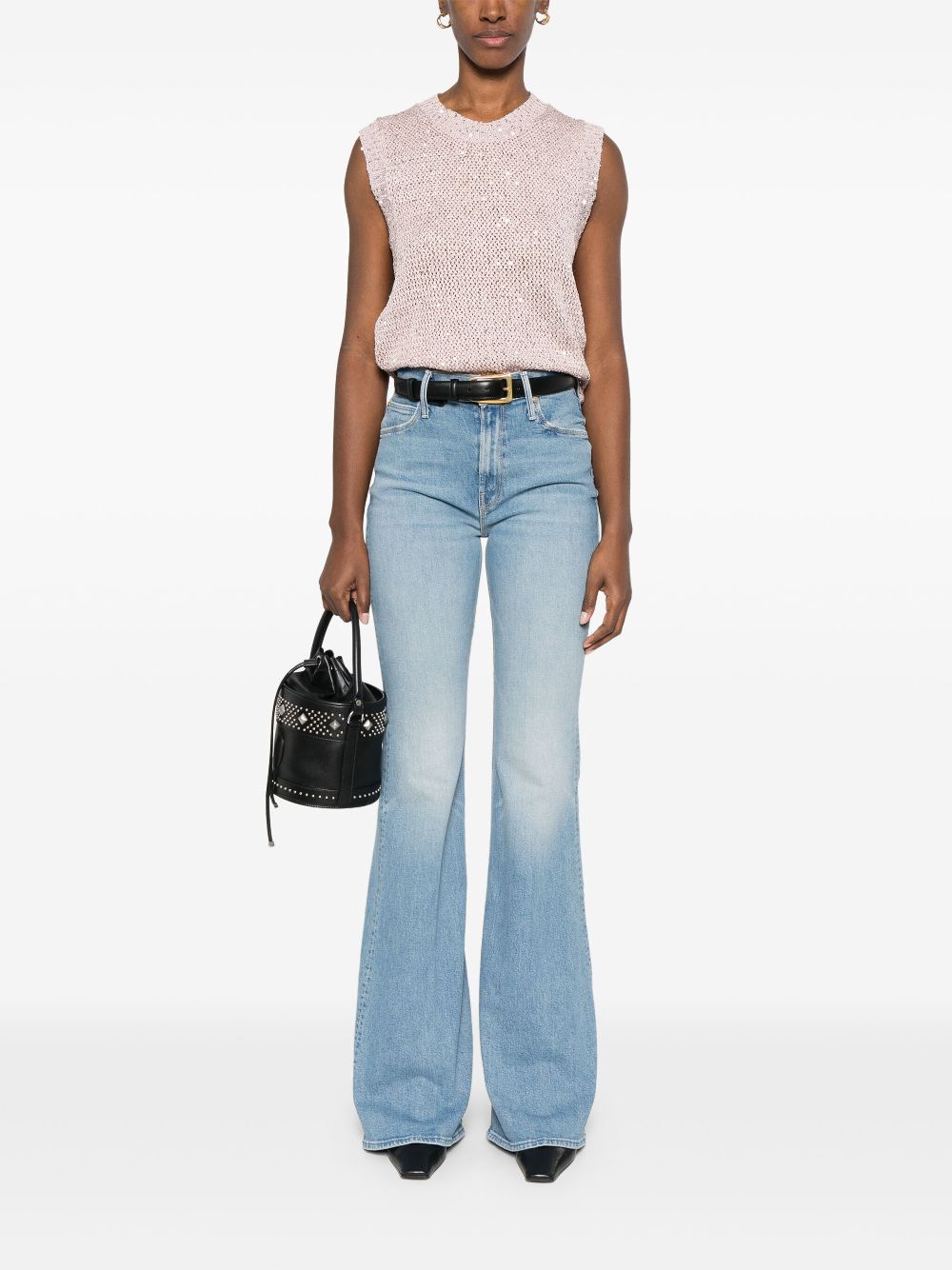 GOLDEN GOOSE Sequin Knit Vest for Women