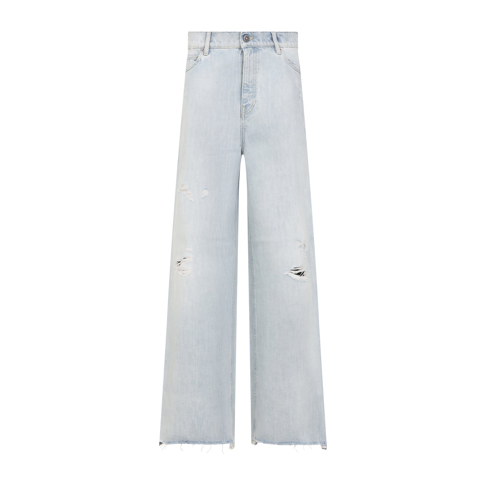 GOLDEN GOOSE Melody Boyfriend Pant - Distressed Denim