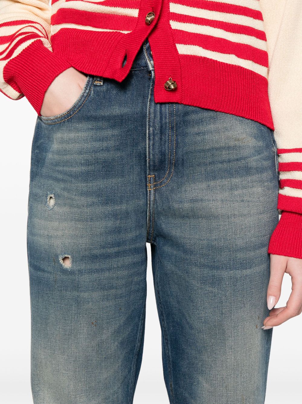 GOLDEN GOOSE Cutting-Edge Denim Cotton Jeans for Women