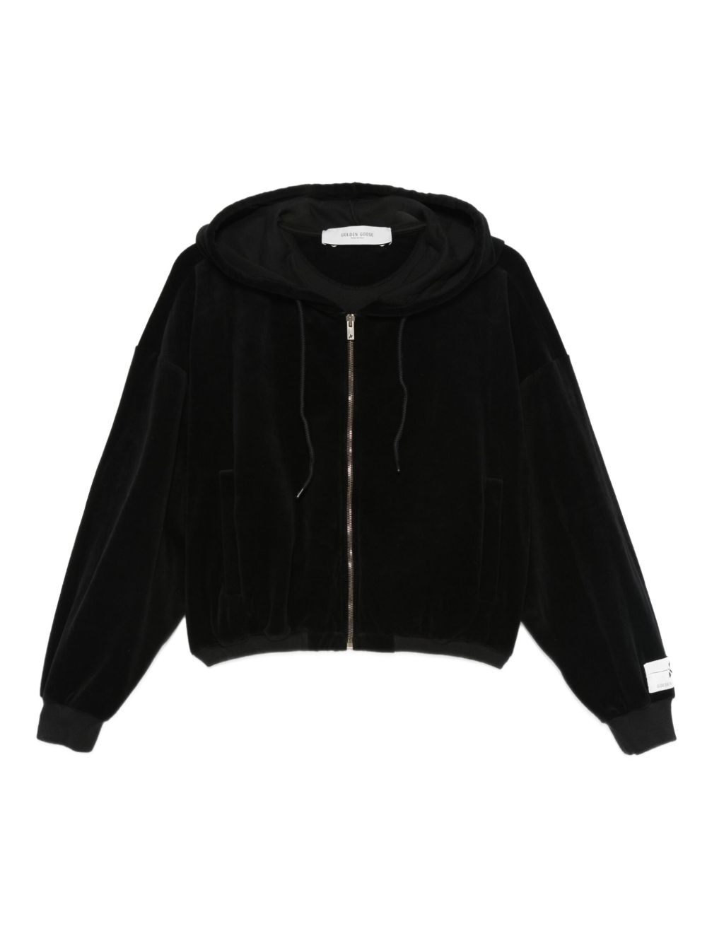 GOLDEN GOOSE Cropped Women's Cotton Hoodie for FW25