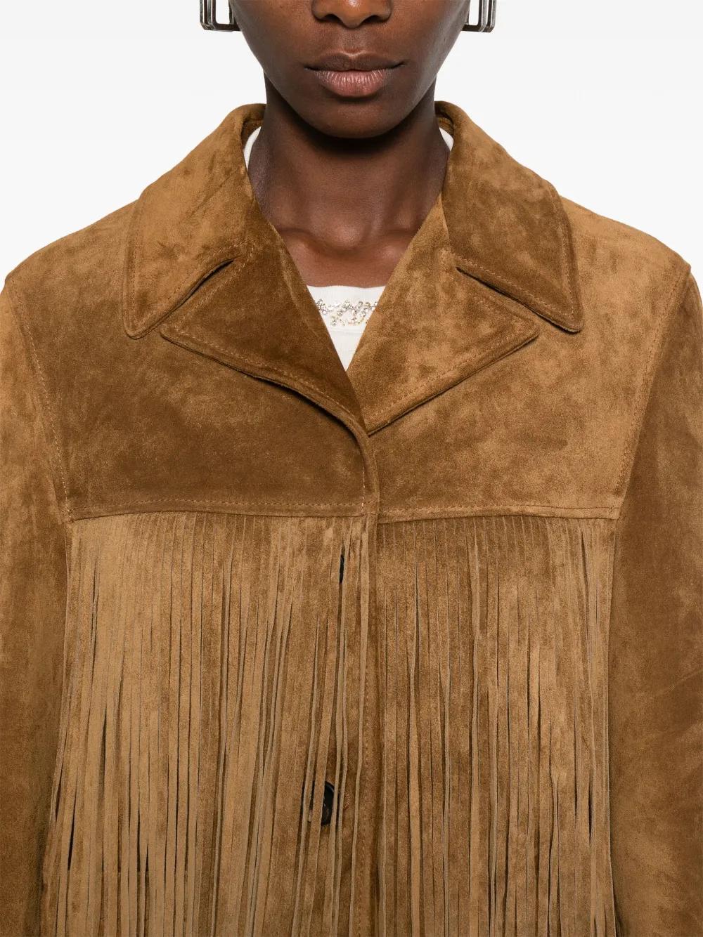 GOLDEN GOOSE Fringed Suede Jacket