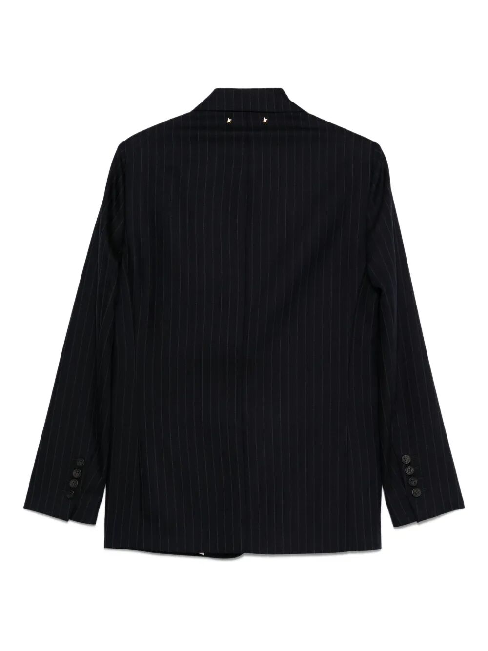 GOLDEN GOOSE Single-Breasted Pinstripe Blazer Jacket