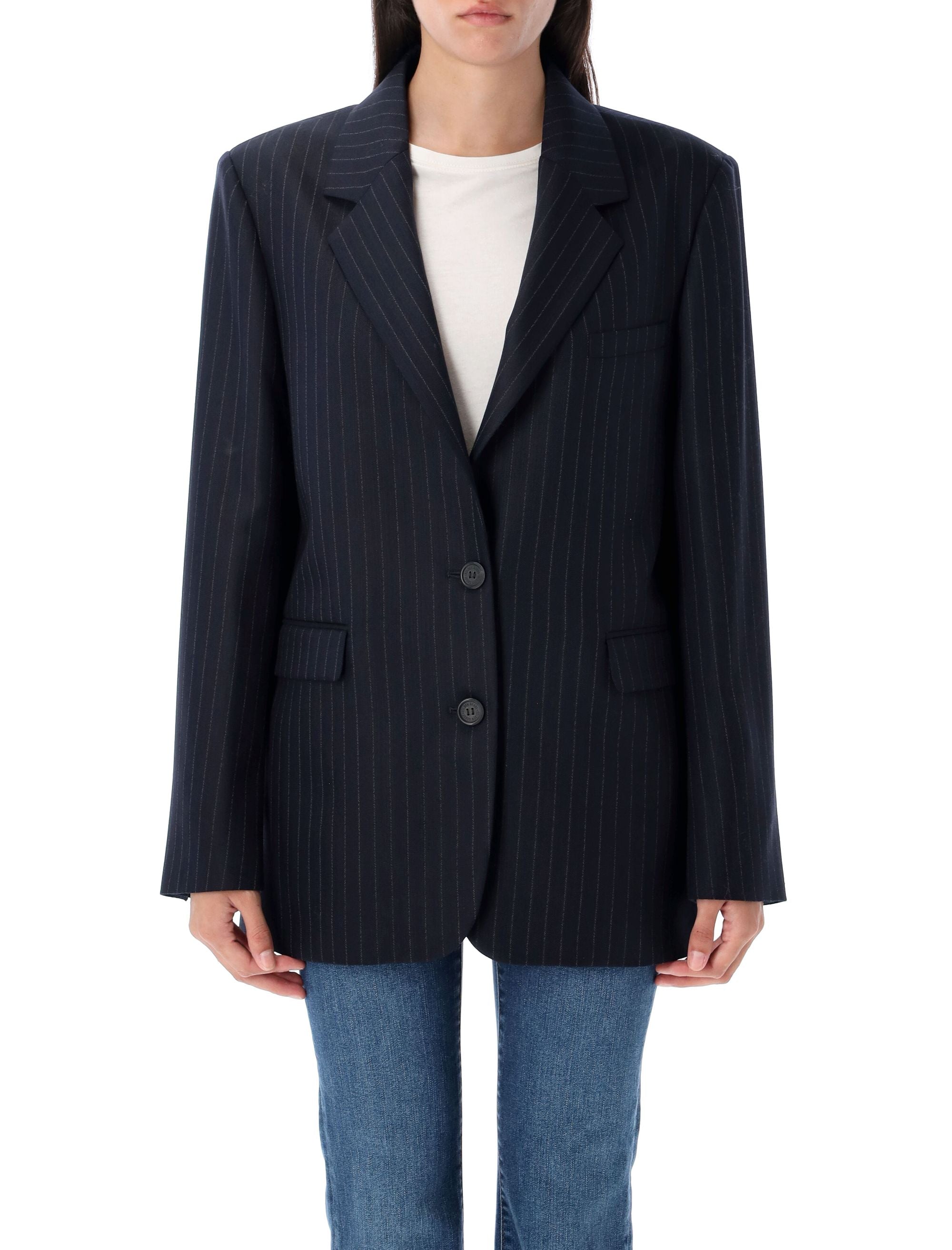 GOLDEN GOOSE Women's Pinstripe Oversized Jacket