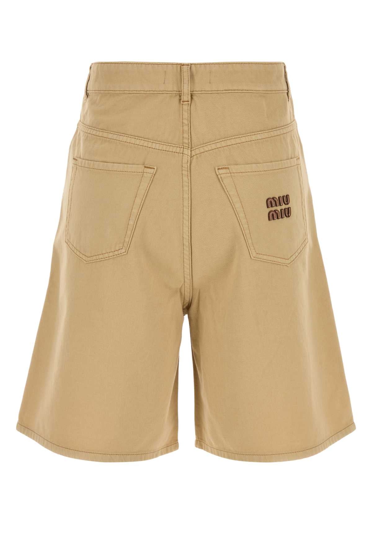 MIU MIU Women's Cotton Bermuda Shorts