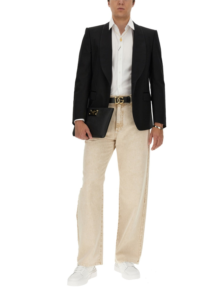 DOLCE & GABBANA Classic Men's Denim Pants - FW23 Collection