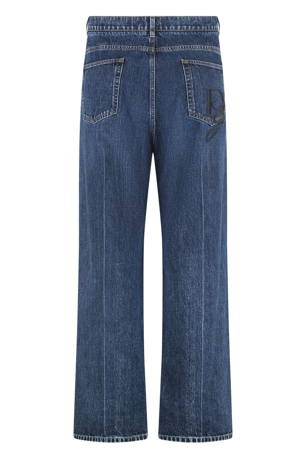 DOLCE & GABBANA Wide Leg Denim Jeans