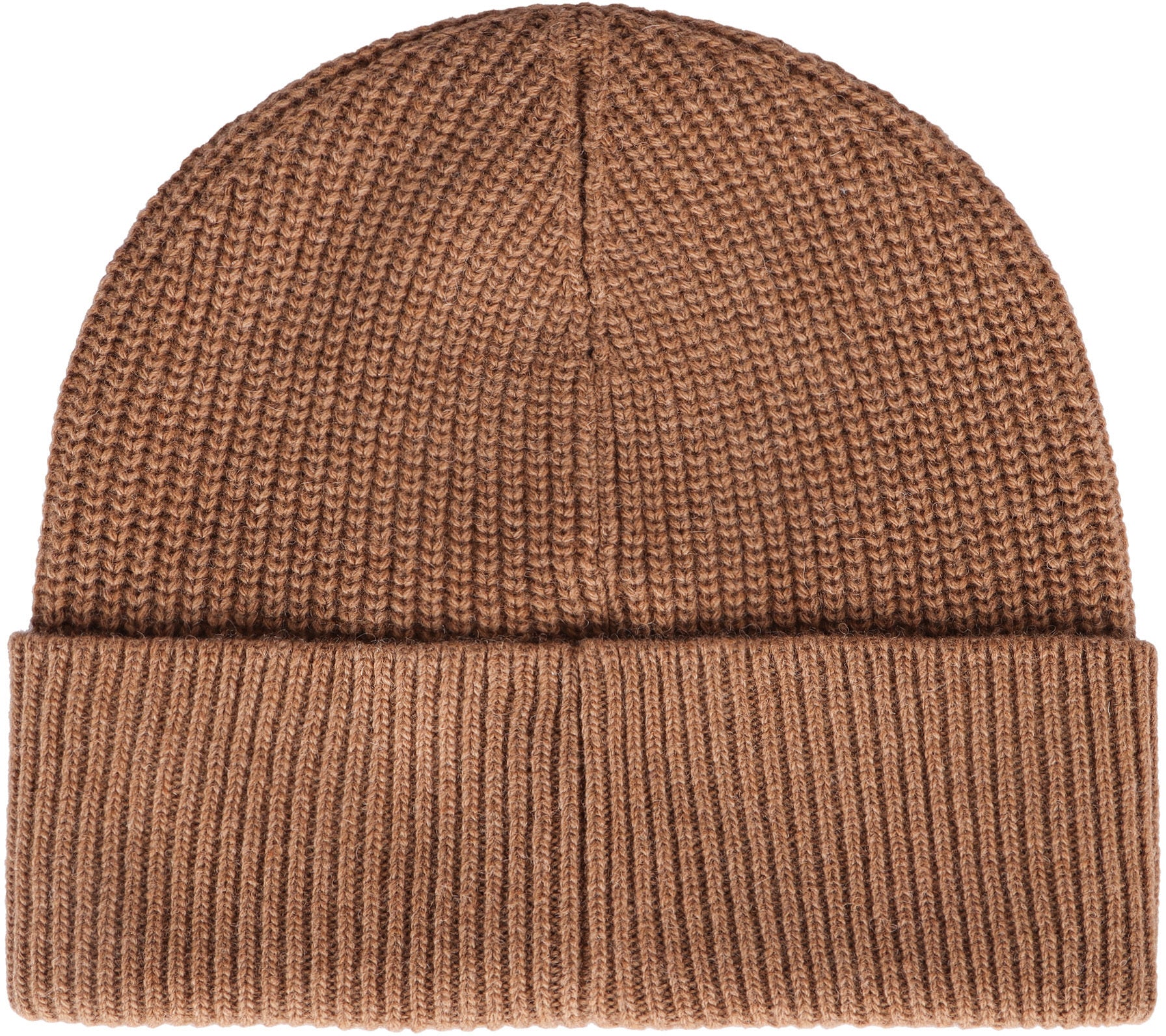 DOLCE & GABBANA Ribbed Knit Beanie with Turn Up Brim for Men