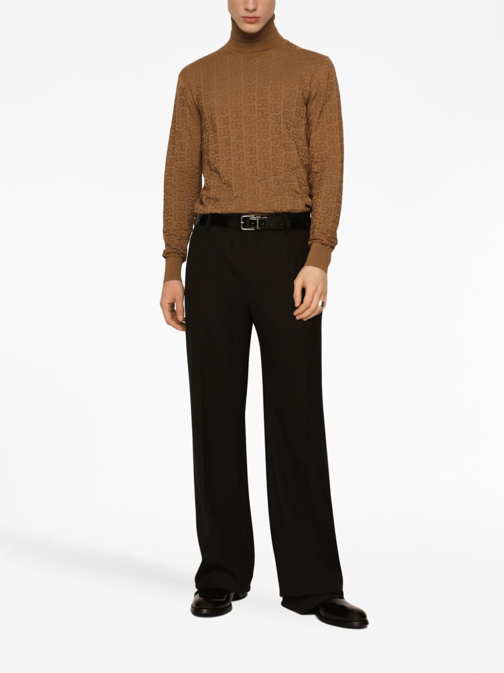 DOLCE & GABBANA Silk Turtleneck Sweater for Men