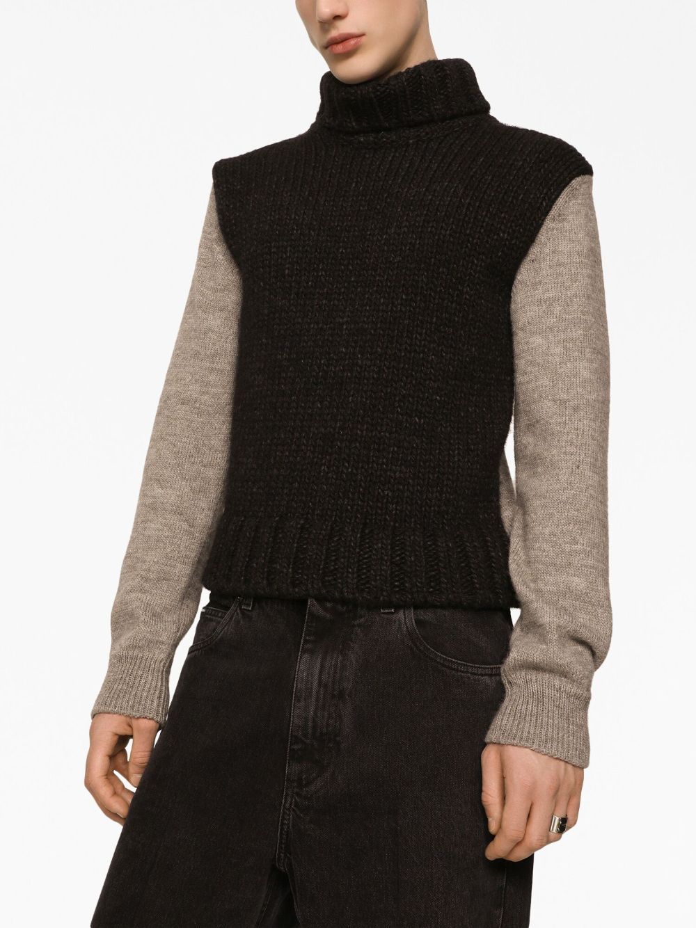 DOLCE & GABBANA Wool Turtleneck Sweater for Men