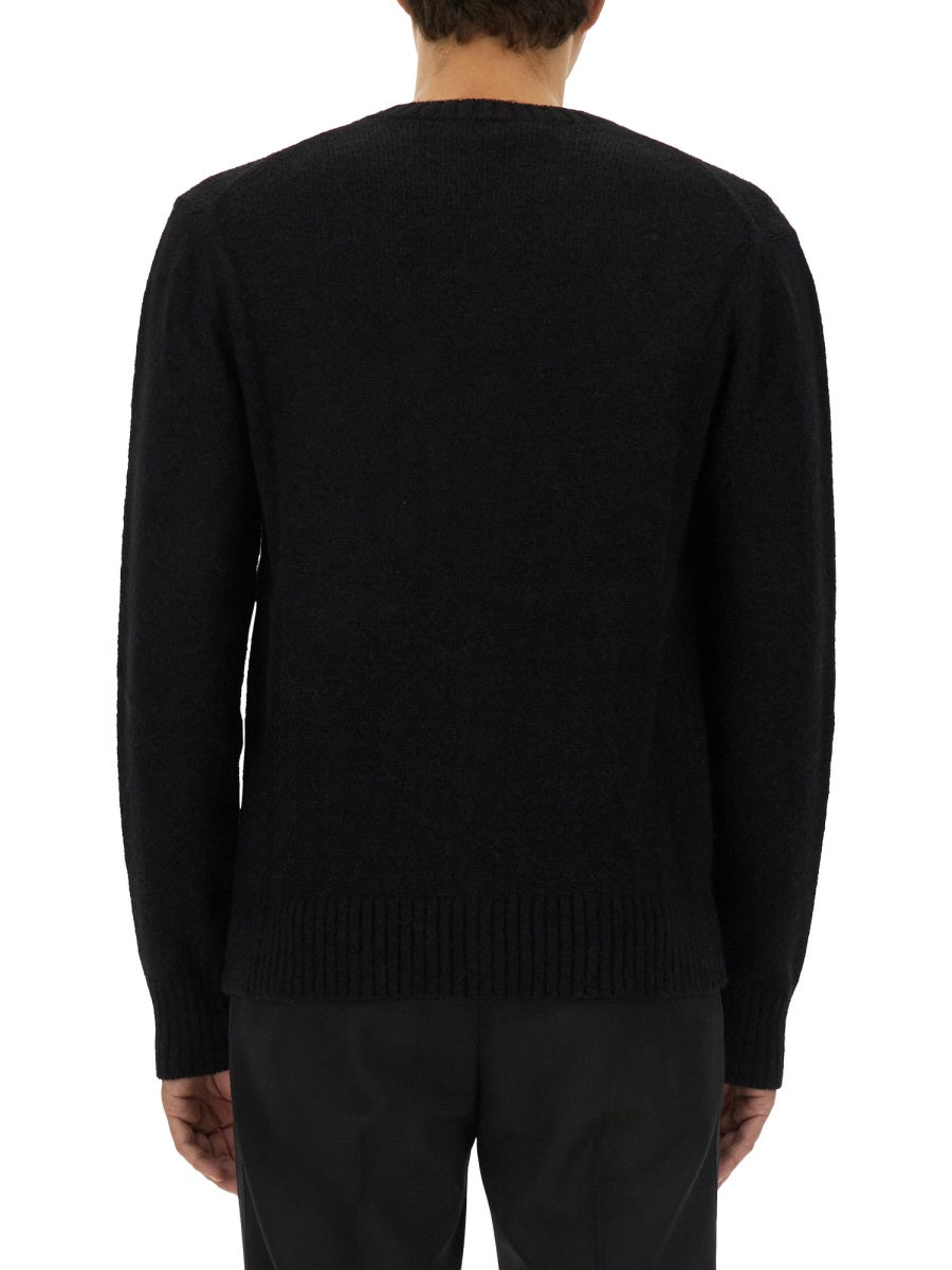 DOLCE & GABBANA Men's Classic Logo Cardigan - Size 50