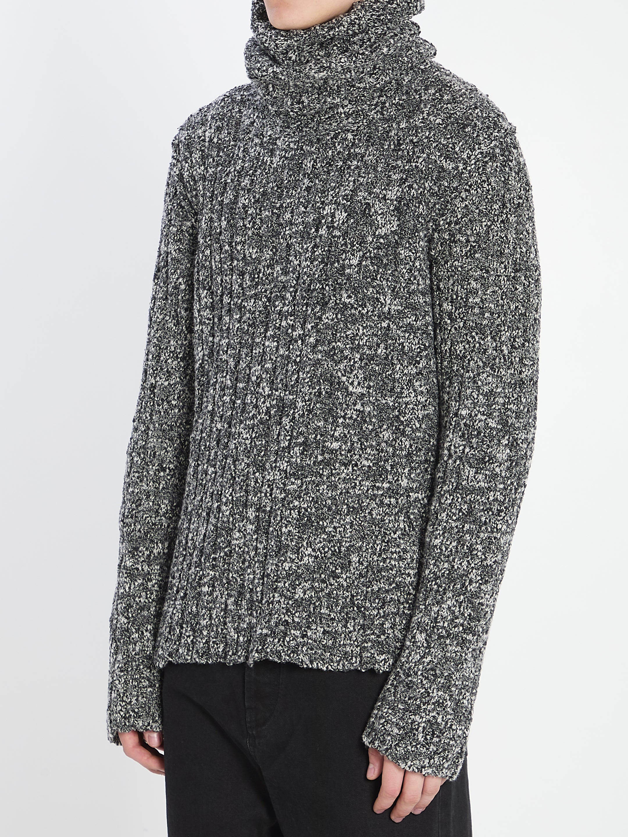 DOLCE & GABBANA Men's Speckled Roll Neck Jumper