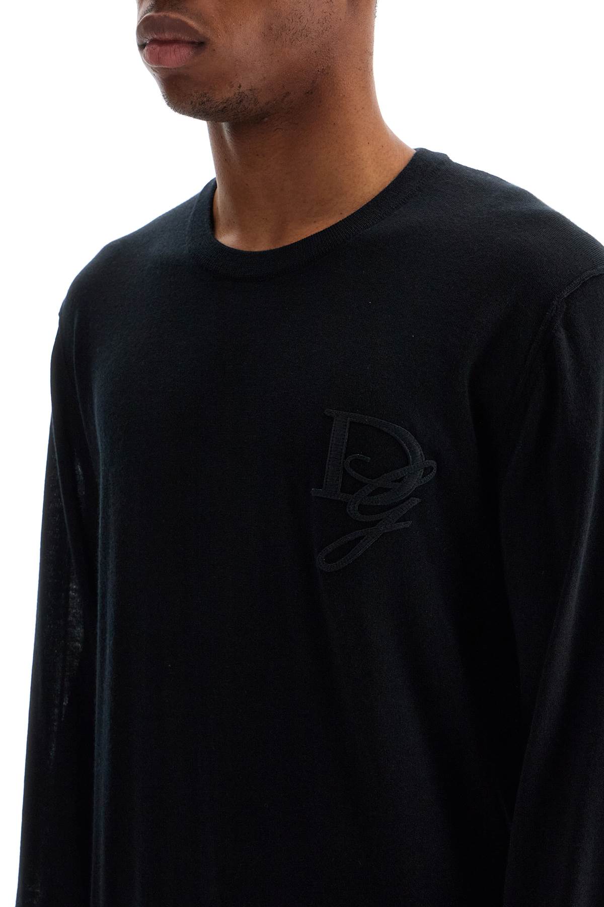 DOLCE & GABBANA Cashmere Sweater with Long Sleeves for Men