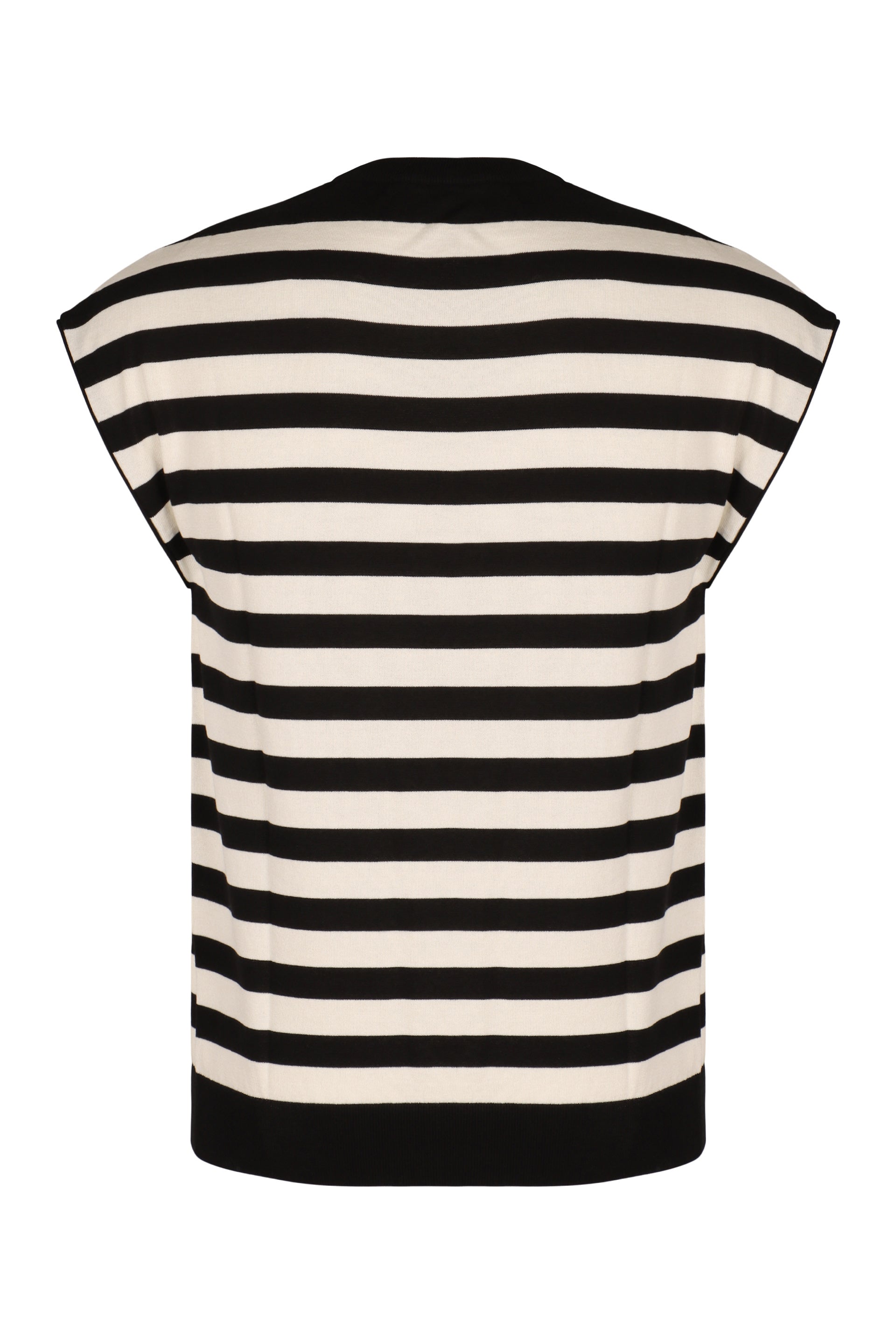 DOLCE & GABBANA Striped Cotton Sweater for Men - SS25 Collection