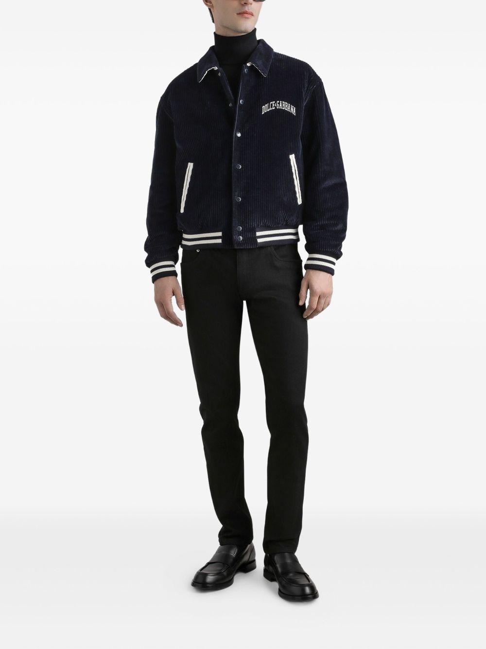 DOLCE & GABBANA Cotton Blend Jeans for Men - FW25 Collection
