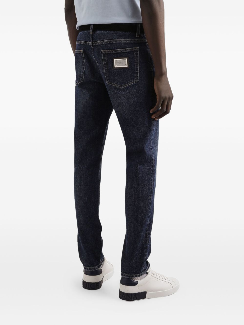 DOLCE & GABBANA Men's Denim Cotton Jeans - FW25 Collection
