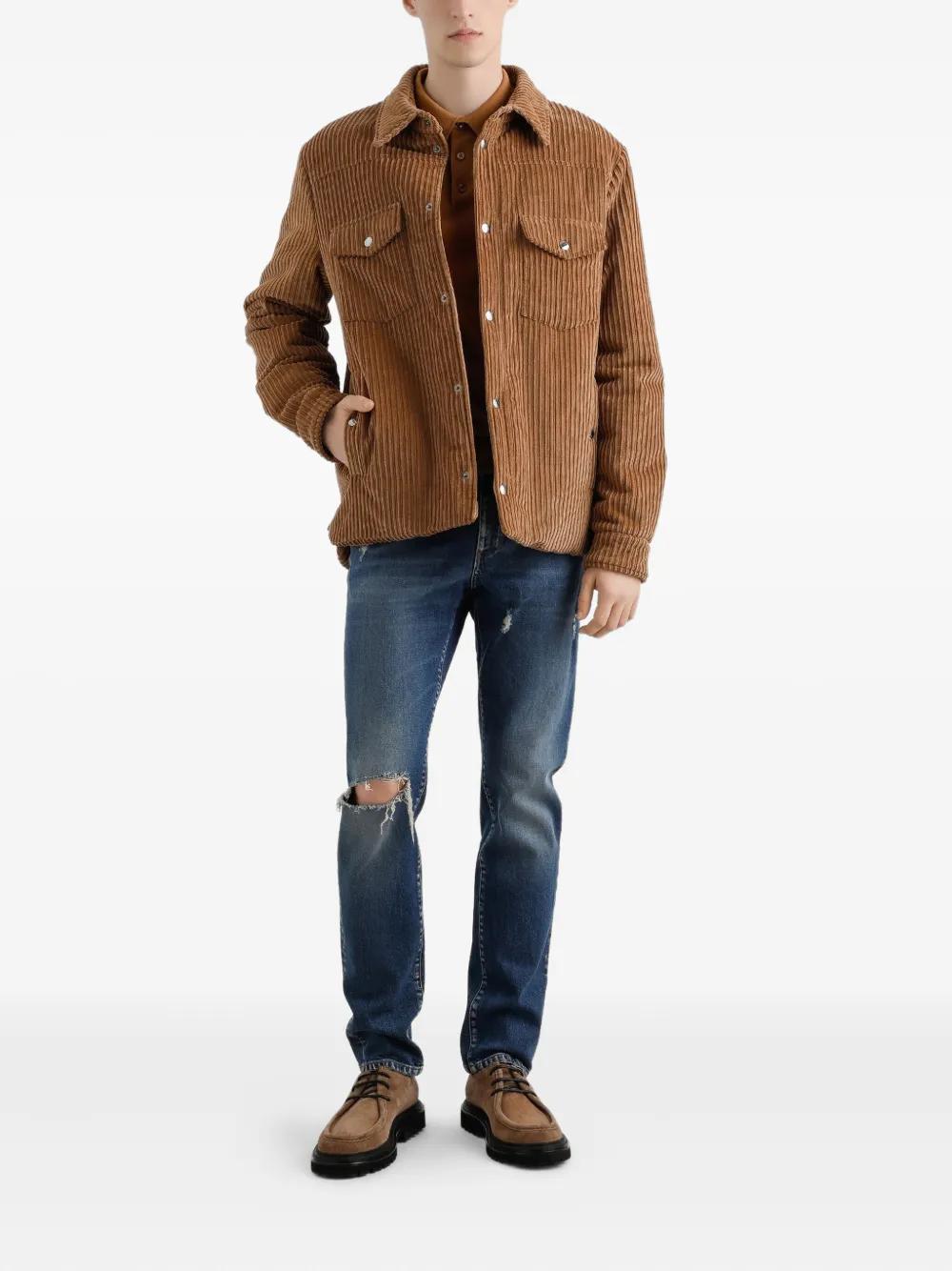 DOLCE & GABBANA Worn-Look Torn-Knee Jeans