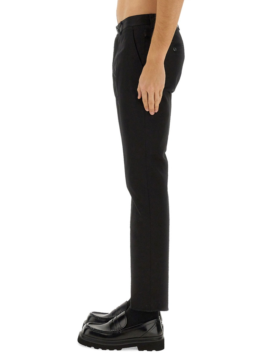 DOLCE & GABBANA Tailored Fit Cotton Pants - Size 48