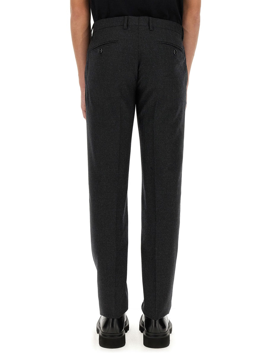 DOLCE & GABBANA Regular Fit Wool Pants - Size 50