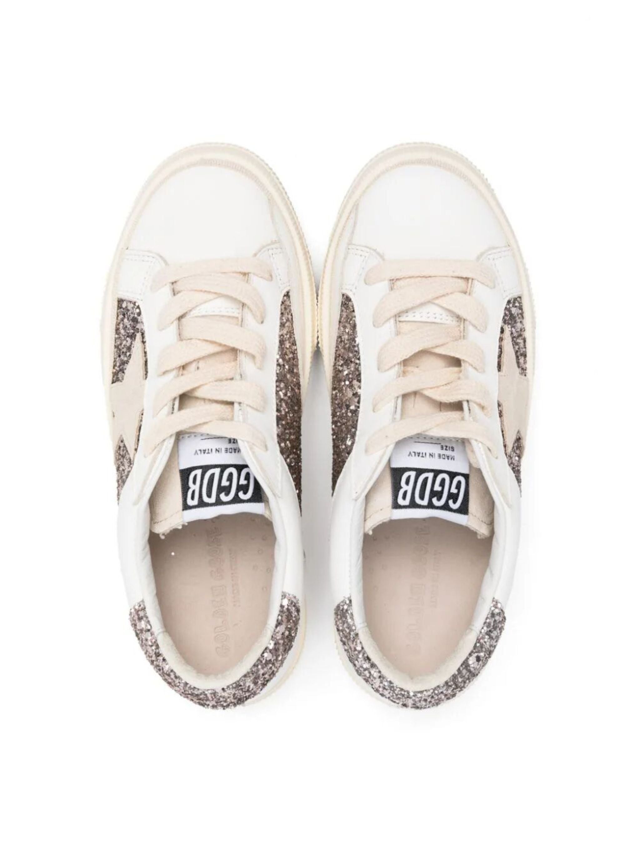 GOLDEN GOOSE KIDS Mini Glitter Star Sneakers for Girls