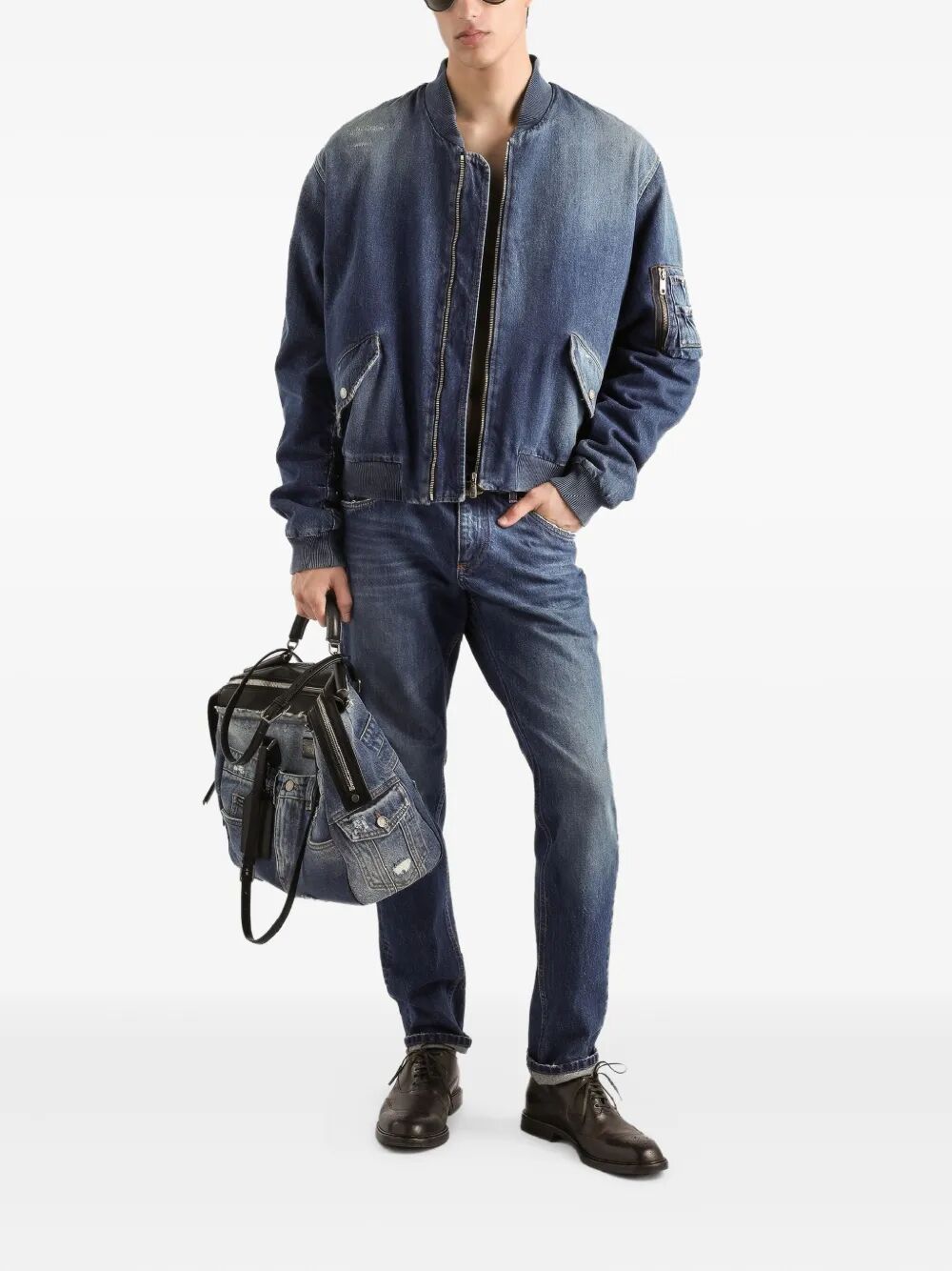 DOLCE & GABBANA Regular Fit Cotton Jeans for Men