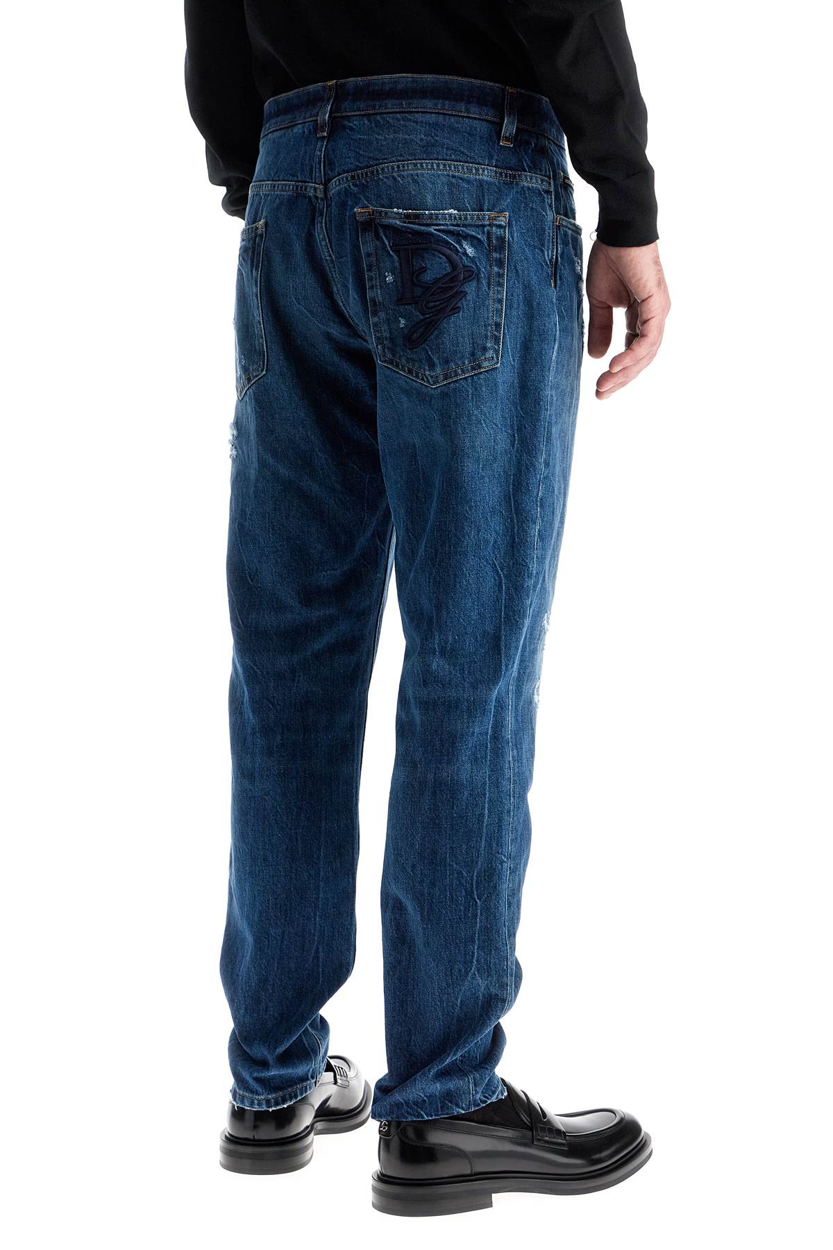 DOLCE & GABBANA Men's Denim Trousers for FW24