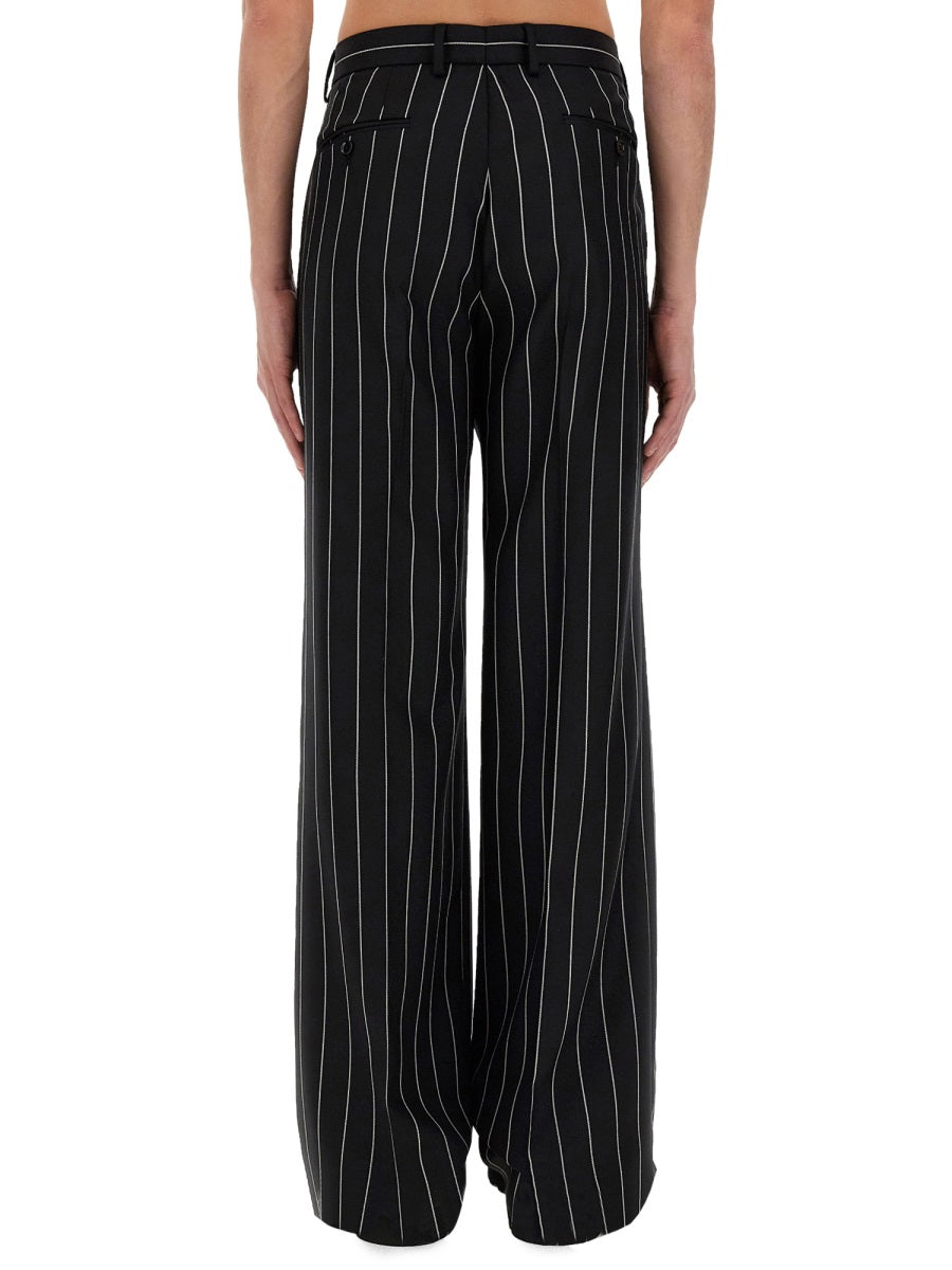 DOLCE & GABBANA Tailored Pinstripe Pants - Size 50 IT