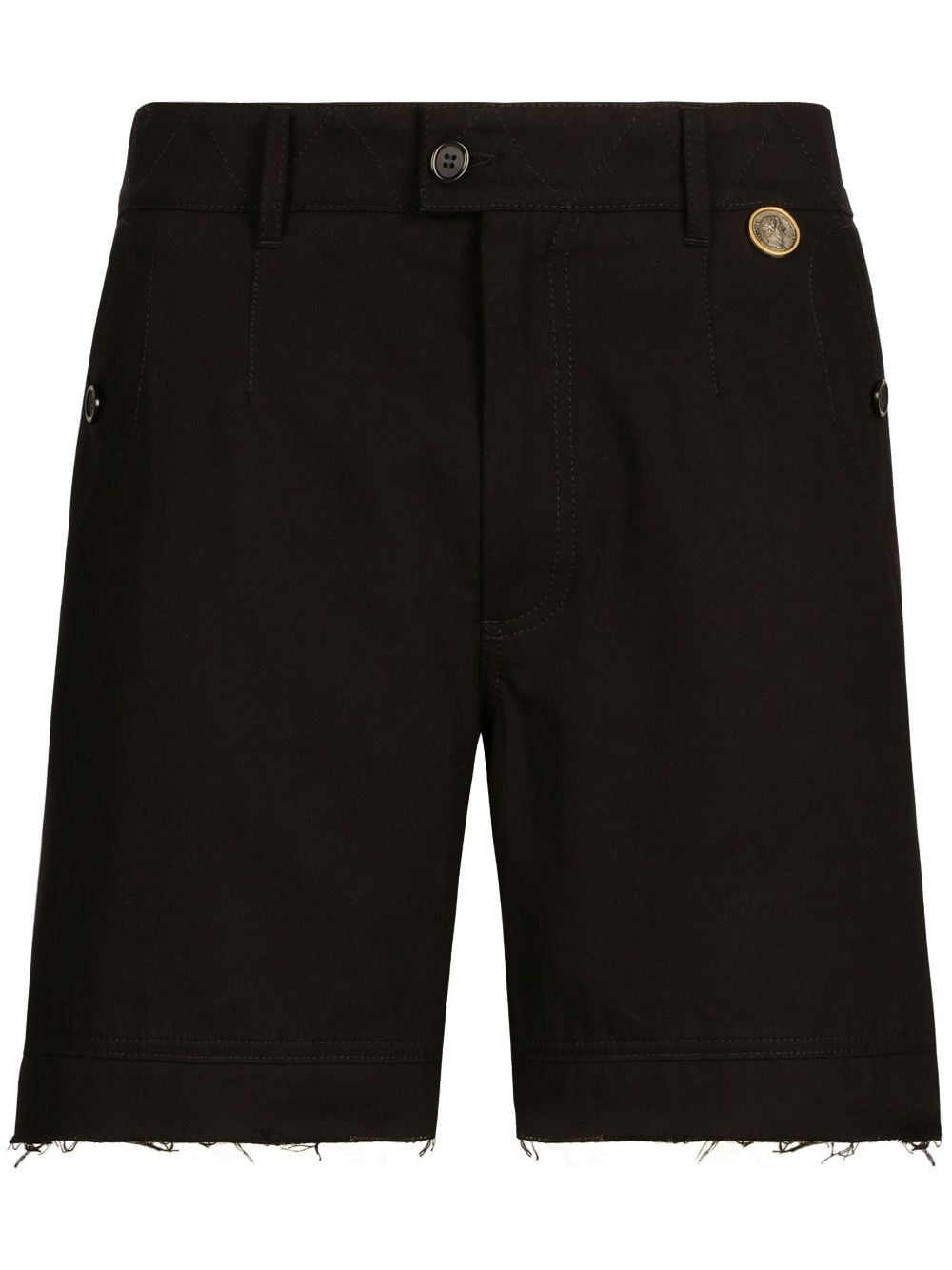 DOLCE & GABBANA Men's Stretch Cotton Pants with Branded Tag