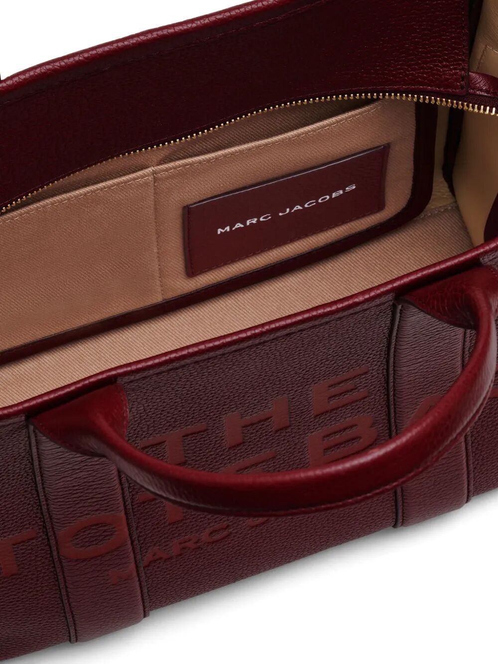 MARC JACOBS The Leather Medium Tote Handbag 34cm x 27cm x 15cm