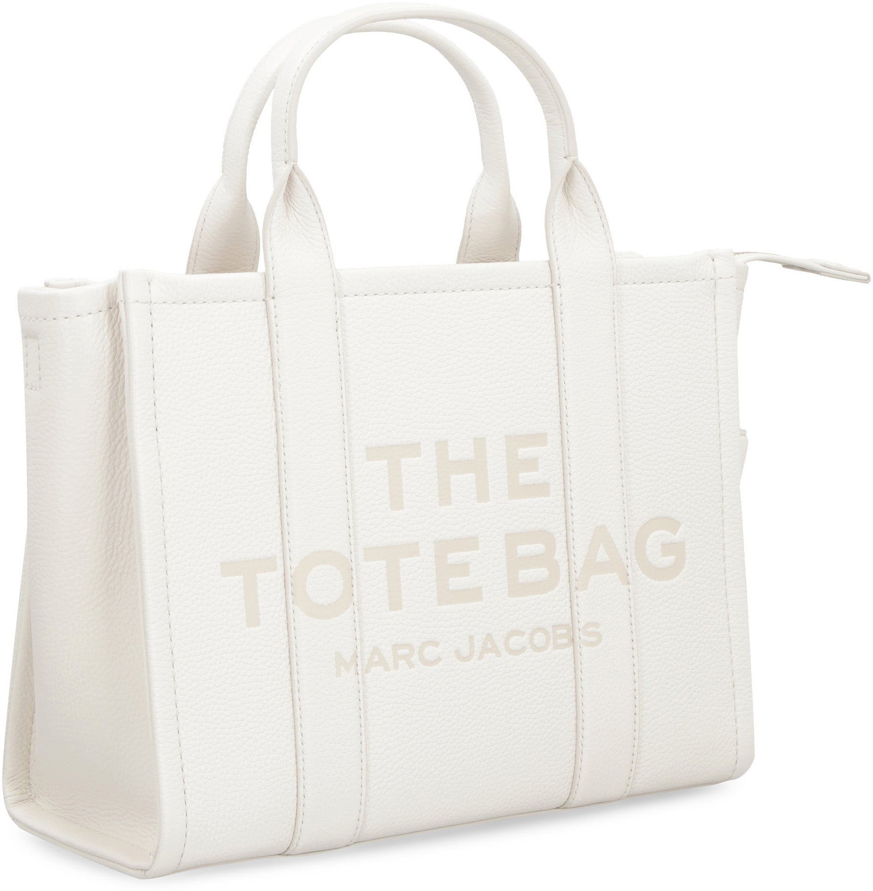 MARC JACOBS Cotton Leather Handbag Mini Tote